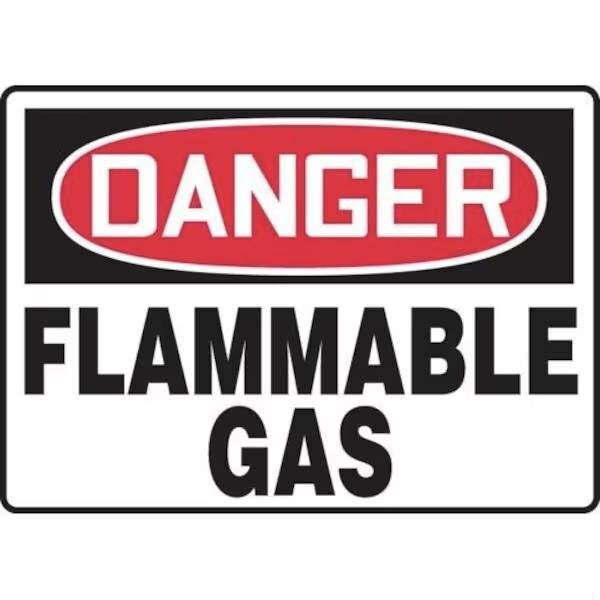 Accuform OSHA DANGER SAFETY SIGN FLAMMABLE MCHL152XP MCHL152XP - main